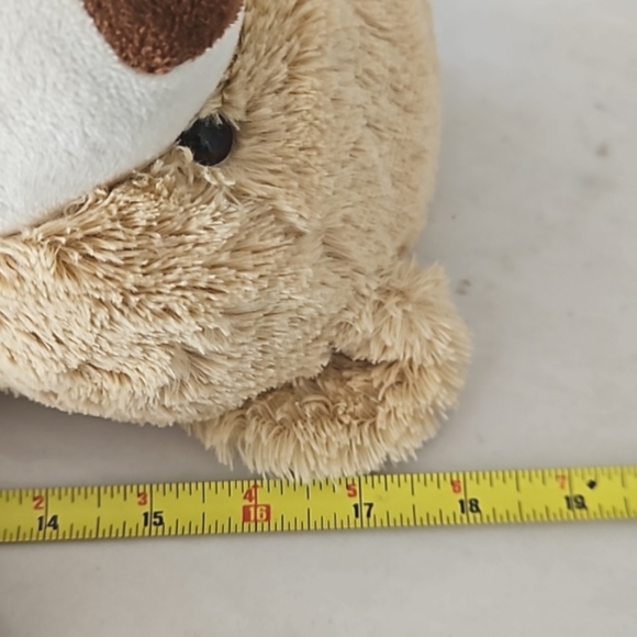 NWOT AMERICAN GIFTS Plush Teddy Bear 18" Stuffed Animal Tan & White - Picture 4 of 6